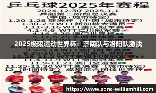 2025极限运动世界杯:济南队与洛阳队激战